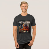 Post Viral Rich - Squid Gamer Tri-Blend Shirt (Voorkant volledig)