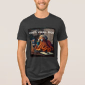 Post Viral Rich - Squid Gamer Tri-Blend Shirt (Voorkant)