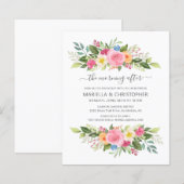 Post Wedding Breakfast Waterverf Roos Garden (Voorkant / Achterkant)