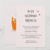 Post Wedding Brunch Kaart (Voorkant / Achterkant)