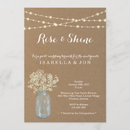 Post Wedding Brunch Morning na uitnodiging