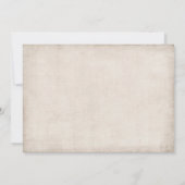 Post Wedding Retro Car Alleen huwelijksuitnodiging Kaart (Achterkant)