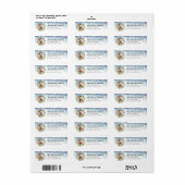 Postadreslabels voor Poodlehond Etiket (Full Sheet)