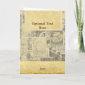  Postage Collage Kaart (Achterkant)