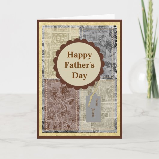  Postage Collage Kaart (Voorkant)