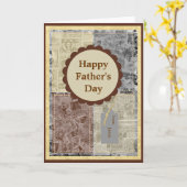  Postage Collage Kaart (Gele Bloem)