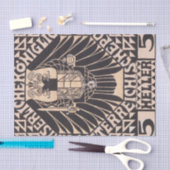 Postage Stamp Design van Koloman Moser Tissuepapier (Craft)