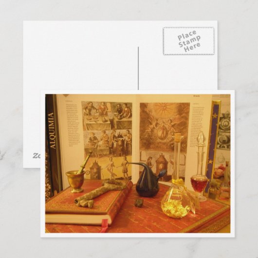 Postal Alquimia Briefkaart (Voorkant / Achterkant)