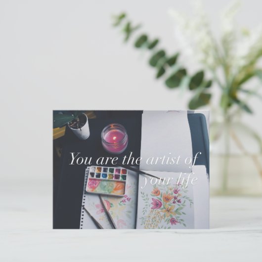 Postal arte  briefkaart (Staand voorkant)