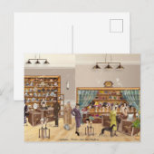 Postal Autumn - Winter Fashion, 1934 Briefkaart (Voorkant / Achterkant)