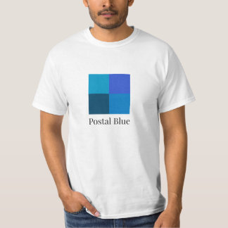 Postal Blue Grote Logo T-shirt
