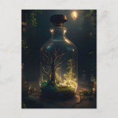 Postal Bosque enbotellado Briefkaart (Voorkant)