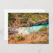 postal Cala Llombards en la isla de Mallorca Briefkaart (Voorkant / Achterkant)