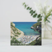 postal Calas de Mallorca Briefkaart (Staand voorkant)