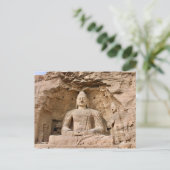 Postal Cuevas Yungang, Datong, China Briefkaart (Staand voorkant)