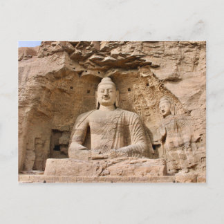 Postal Cuevas Yungang, Datong, China Briefkaart