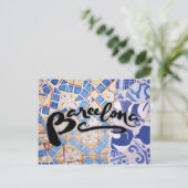 Postal de Barcelona Briefkaart (Staand voorkant)