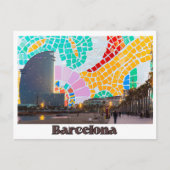 Postal de Barcelona Hotel Vela y Gaudi Briefkaart (Voorkant)