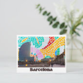 Postal de Barcelona Hotel Vela y Gaudi Briefkaart (Staand voorkant)