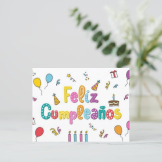 Postal de cumpleaños briefkaart