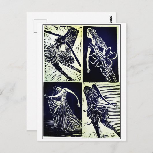 Postal de DISEÑO JOY Briefkaart (Voorkant / Achterkant)