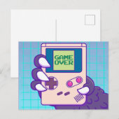 Postal de Game over Godzilla Briefkaart (Voorkant / Achterkant)