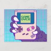 Postal de Game over Godzilla Briefkaart (Voorkant)