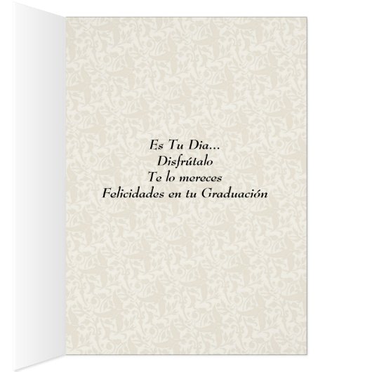 Postal de Graduacion (Binnen (Rechts))