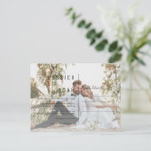 Postal De Invitación Eenvoudig en modern minimalis Uitnodiging Briefkaart (Staand voorkant)