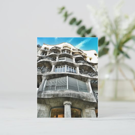 Postal de La Pedrera Briefkaart (Staand voorkant)