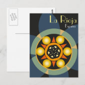 Postal de La Rioja, España Briefkaart (Voorkant / Achterkant)