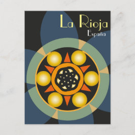 Postal de La Rioja, España Briefkaart
