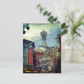 Postal de Shinsekai, Osaka (Japón) Briefkaart (Staand voorkant)