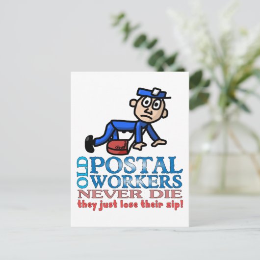 Postal Epitaph Briefkaart (Staand voorkant)