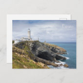 postal faro en Santander, Cantabria, España Feestdagenkaart (Voorkant / Achterkant)