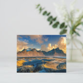 Postal festiva feestdagenkaart (Staand voorkant)