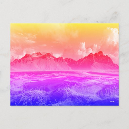 Postal festiva feestdagenkaart (Achterkant)