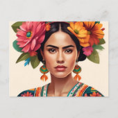 Postal festiva feestdagenkaart (Voorkant)