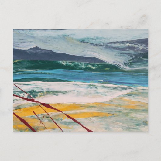 Postal Green Sea  Briefkaart (Voorkant)