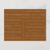 Postal - Happy Father's Day Briefkaart (Voorkant)