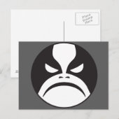 Postal Icono Metalizado negro Briefkaart (Voorkant / Achterkant)