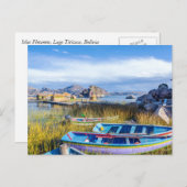 Postal, Islas Flotantes, Lago Titicaca Briefkaart (Voorkant / Achterkant)