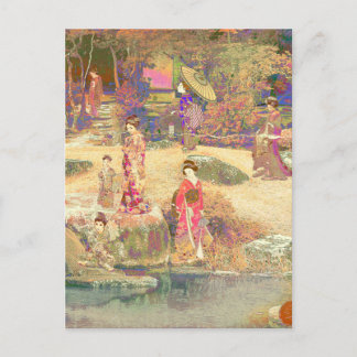 Postal Japanese Garden II / Washed Edition Briefkaart