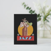 Postal-Jazz Dibujante Briefkaart (Staand voorkant)