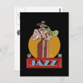 Postal-Jazz Dibujante Briefkaart (Voorkant / Achterkant)