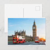 Postal London. Briefkaart (Voorkant / Achterkant)