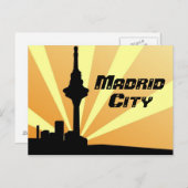 Postal Madrid Briefkaart (Voorkant / Achterkant)