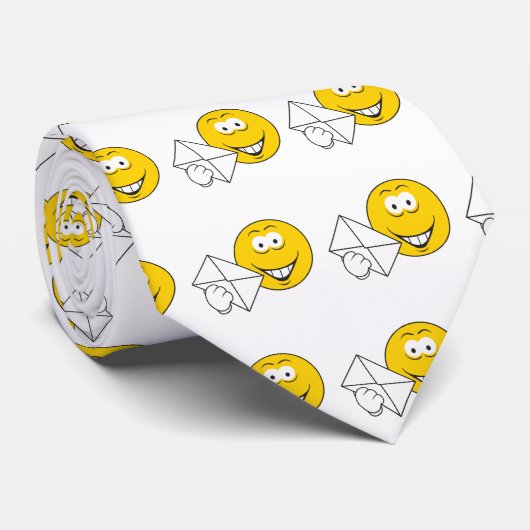 Postal Mailman Face Stropdas (Opgerold)