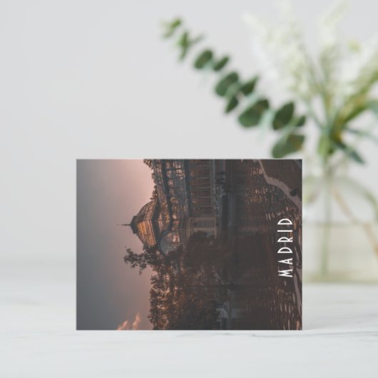 Postal Palacio de cristal Retiro madrid Briefkaart (Staand voorkant)