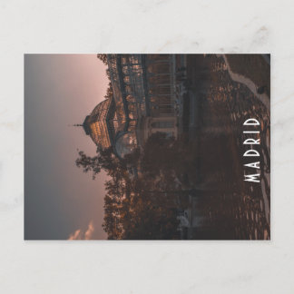 Postal Palacio de cristal Retiro madrid Briefkaart